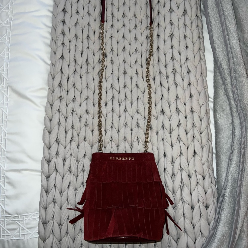 Mini Fringe Burberry Bag - Picture 1 of 13